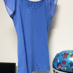 Express medium Ruffle Sleeve top